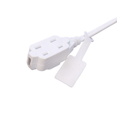 125V Kupferleiter-Stromkabel Nema 1-15p bis Nema 5-15r Erweiterung für Haushaltsgeräte und Computer
