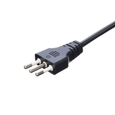 CE IMQ 3 Pin Pure Copper 1m 1.2m 1.5m 1.8m 3m Italy Iec 320 Euro C13 16A Plug Power Cable for Laptop 1 Outlets