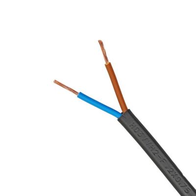 Flexible Kabel für kleine Elektroinstrumente im Innenraum Stromkabel 2 Kerne Vde H03vvh2 f Kupfer PVC Isolationssteuerung