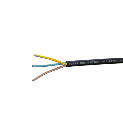 Vde H05rn f Kautschukkabel 3g 1,0 mm2 Mehrere Stränge aus weichem, nacktem Kupferleiter für elektrische Anwendungen