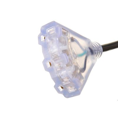 Andere ETL 25Ft 12/3 Außenverlängerungskabel 3-Ausgänge 12 Gauge 3-Ping Wasserdicht mit beleuchtetem Ende 15A 12AWG 1875W SJTW