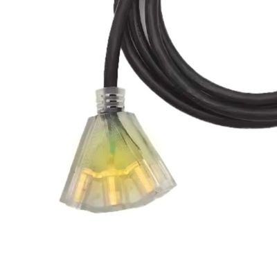 Andere ETL 25Ft 12/3 Außenverlängerungskabel 3-Ausgänge 12 Gauge 3-Ping Wasserdicht mit beleuchtetem Ende 15A 12AWG 1875W SJTW