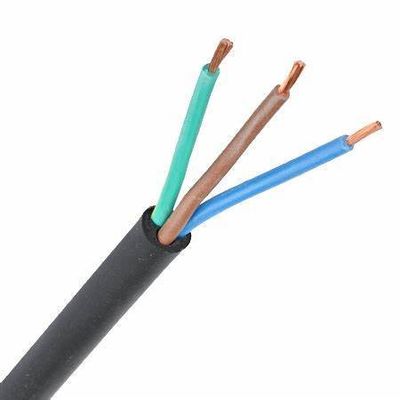 Vde H05rn f Kautschukkabel 3g 1,0 mm2 Mehrere Stränge aus weichem, nacktem Kupferleiter für elektrische Anwendungen