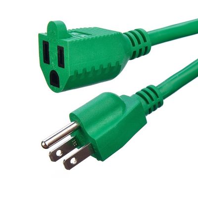 100FT ETL Listed SJTW 14/3 Electrical Orange Extension Cord Single Plug NEMA 5-15P bis NEMA 5-15R mit angepasster Länge
