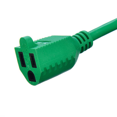 100FT ETL Listed SJTW 14/3 Electrical Orange Extension Cord Single Plug NEMA 5-15P bis NEMA 5-15R mit angepasster Länge