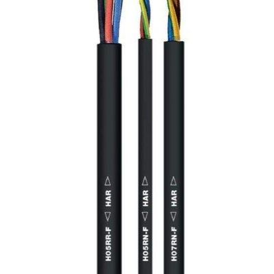Kautschukdämmung H05rn f 2x0 5 Flexibler elektrischer Draht mit Umhüllung Mehrkernkabel für 300/500V Strombedarf