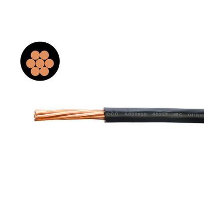 VDE-Standard H07VK 0,5 mm2/0,75 mm2/1,5 mm2/2,5 mm2 Mehrkern-Kupfer-PVC-Drahtkabel 450/750 V für elektrische Verkabelung