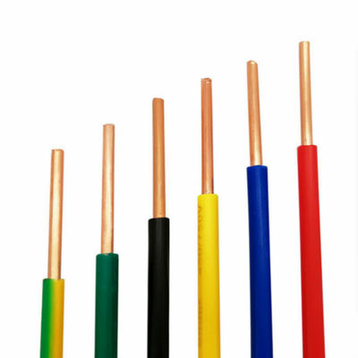 450/750V Nennwert H07v U 1,5 mm2 2,5 mm2 Reinmassiv Kupferdraht mit PVC-isoliertem Stromkabel für Hochspannung
