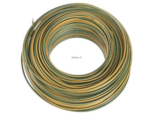 450/750V Nennwert H07v U 1,5 mm2 2,5 mm2 Reinmassiv Kupferdraht mit PVC-isoliertem Stromkabel für Hochspannung