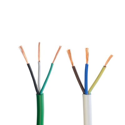 Isolierung PVC Isolationssteuerungskabel H05vv f 3g1 0 Stranged Bare Copper Ground Wire für Niederspannung im Gebäudehaus