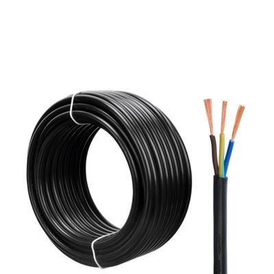 Mehrkern 0,75mm Rvv Kabel 2 3 4 Kerne mit PVC isoliertem Stromkabel 300/500v Umhülldraht für Niederspannungsanwendungen