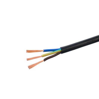 Mehrkern 0,75mm Rvv Kabel 2 3 4 Kerne mit PVC isoliertem Stromkabel 300/500v Umhülldraht für Niederspannungsanwendungen