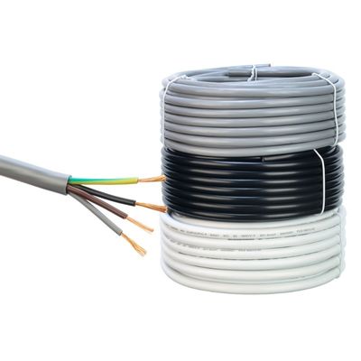 Mehrkern 0,75mm Rvv Kabel 2 3 4 Kerne mit PVC isoliertem Stromkabel 300/500v Umhülldraht für Niederspannungsanwendungen